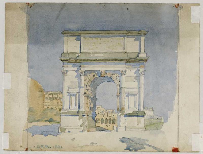 Der Titusbogen in Rom od Charles Rennie Mackintosh