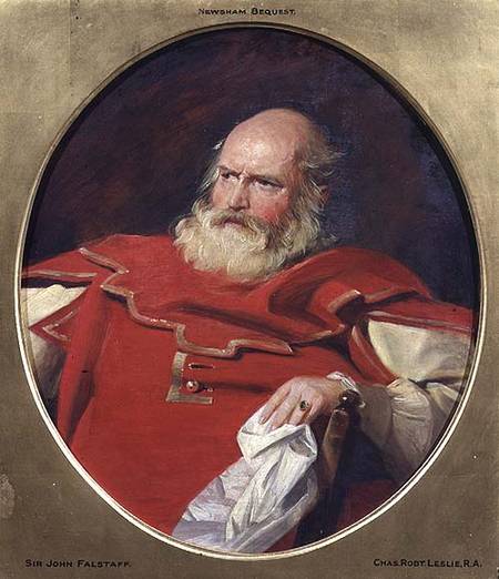 Sir John Falstaff od Charles Robert Leslie
