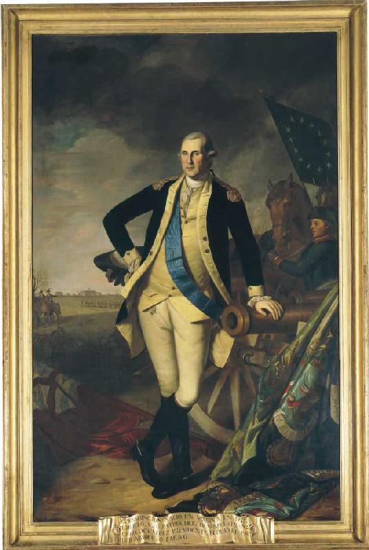 George Washington in Princeton od Charles Willson Peale