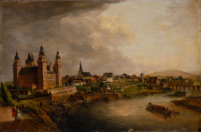View of Aschaffenburg od Christian Georg Schütz d. Ä.