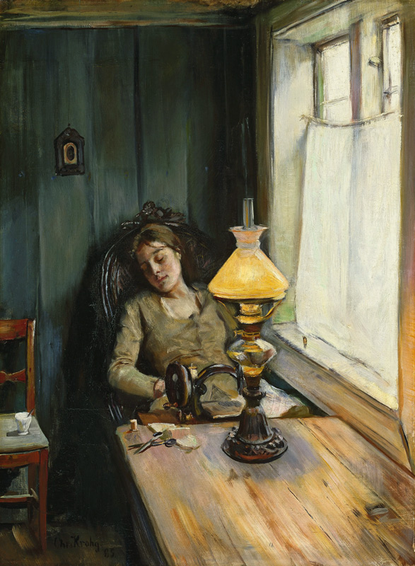 Tired od Christian Krohg