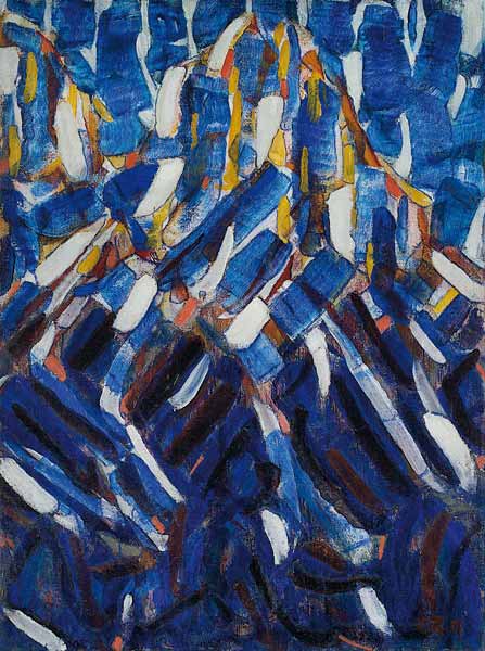 Abstraction (the Blue Mountain) od Christian Rohlfs