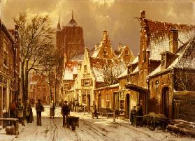 A Winter Street Scene