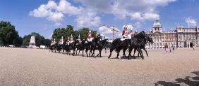 Wachwechsel in London zu Pferd