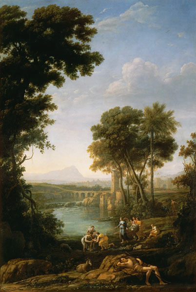 Landscape with the Finding of Moses od Claude Lorrain