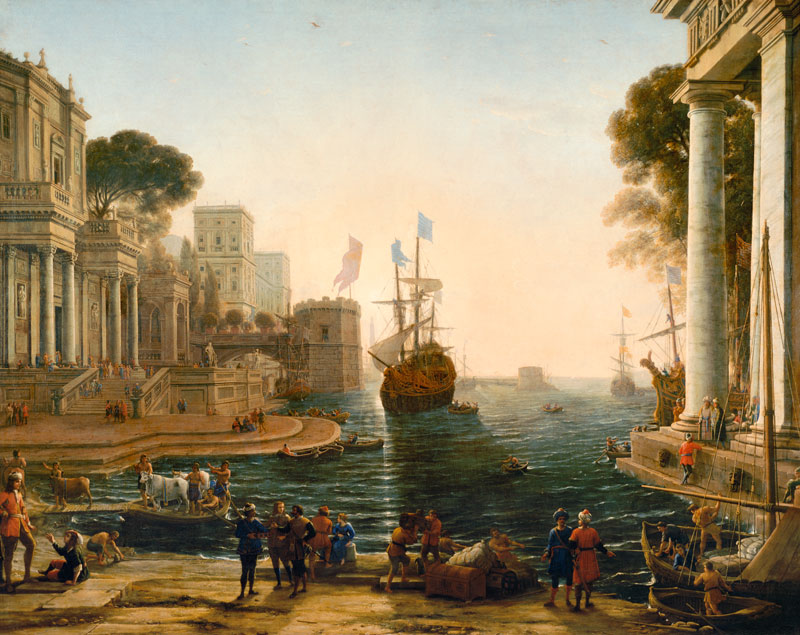 Ulysses Returning Chryseis to her Father od Claude Lorrain