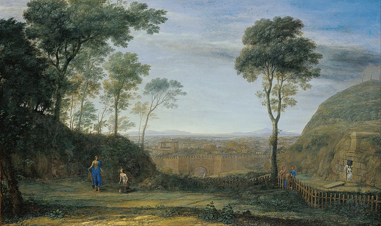 Christ appearing to St. Mary Magdalene (Noli me tangere) od Claude Lorrain