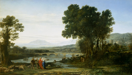Landscape with Jacob and Laban and Laban's Daughters od Claude Lorrain