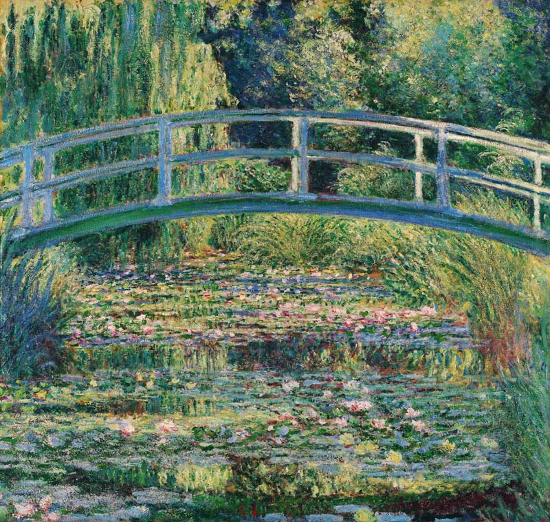 Waterlily Pond - Claude Monet jako tisk anebo olejomalba