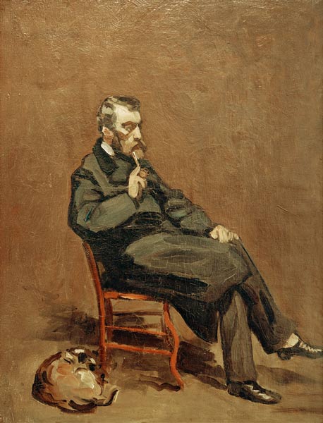 Man with Pipe od Claude Monet