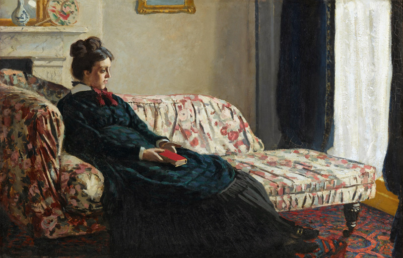Meditation, or Madame Monet on the Sofa od Claude Monet