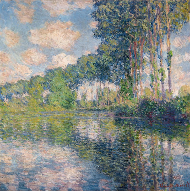 Poplars on the Epte od Claude Monet