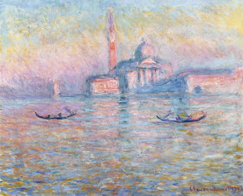 San Giorgio Maggiore, Venice od Claude Monet