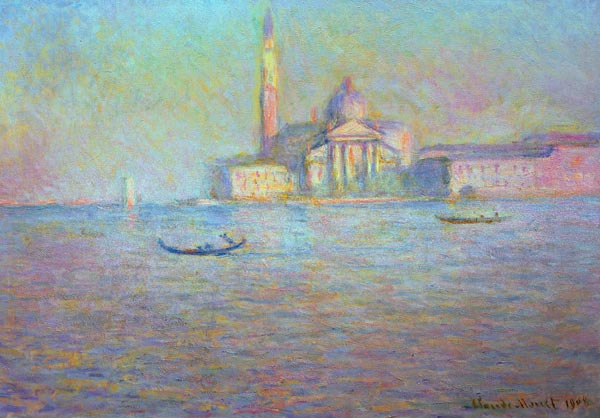 The Church of San Giorgio Maggiore, Venice od Claude Monet