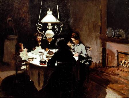 The Dinner od Claude Monet