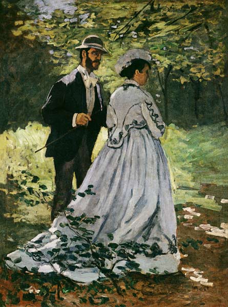 The Promenaders, or Bazille and Camille od Claude Monet
