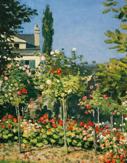 C.Monet / Garden in bloom (detail)