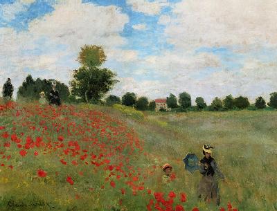 Corn Poppies Argenteuil - Claude Monet