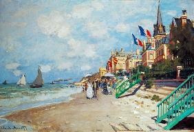 On the beach of Trouville