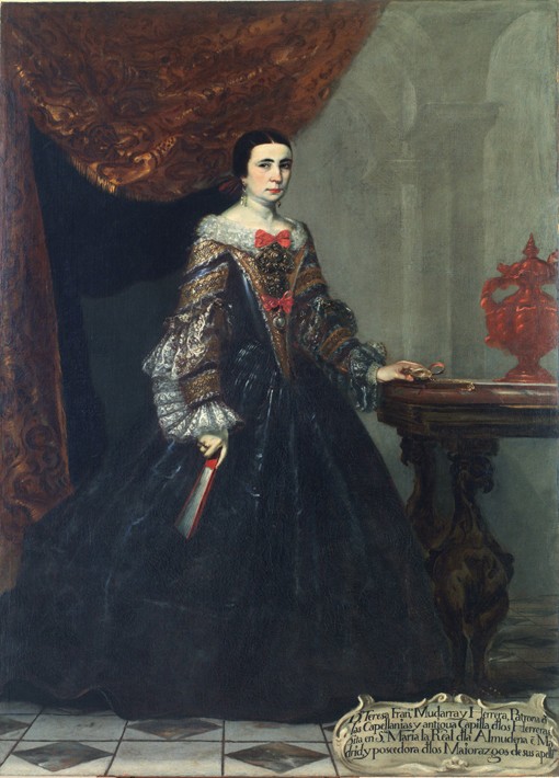 Portrait of Teresa Francisca Mudarra y Herrera od Claudio Coello