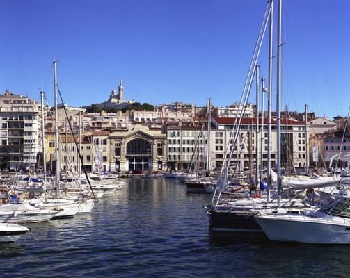 Im alten Hafen von Marseille od Claus Lenski