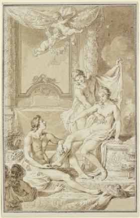 Bath scene