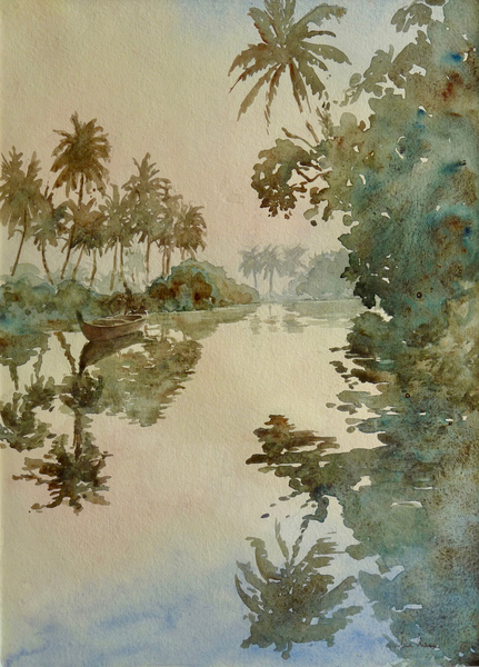 693 Backwaters - before sunrise od Clive Wilson Clive Wilson