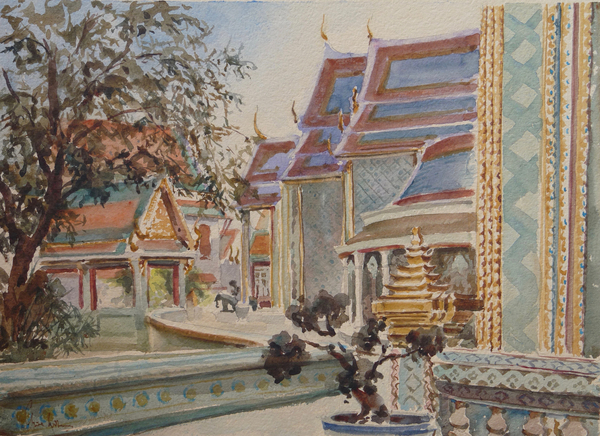 868 Wat Ratchaborpit, Bangkok od Clive Wilson Clive Wilson