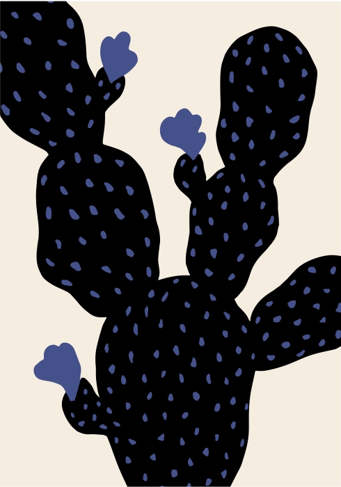 Prickle Pear Cactus od Graphic Collection