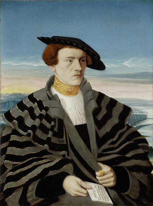 Portrait of Gilbrecht von Holzhausen (1514-1550) od Conrad Faber von Kreuznach