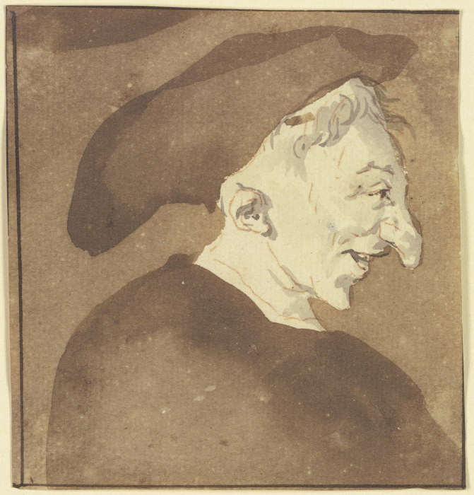 Hideous head od Cornelis Dusart