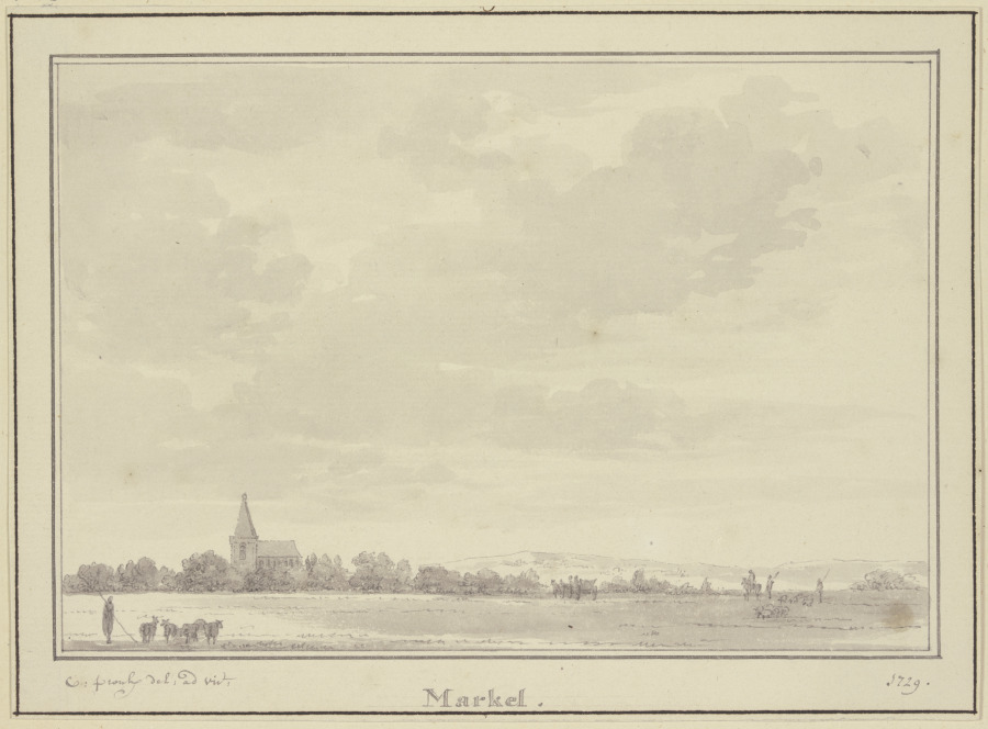 View of Markel od Cornelis Pronk