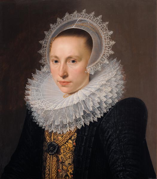 Portrait of a Lady od Cornelis van der Voort