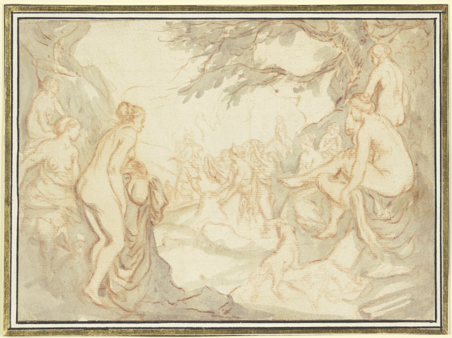 Diana and Actaeon od Cornelis van Poelenburch