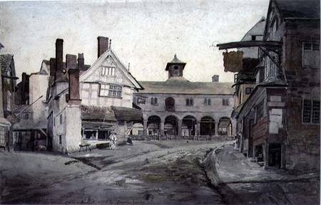 The Market Place, Ross, Herefordshire od Cornelius Varley