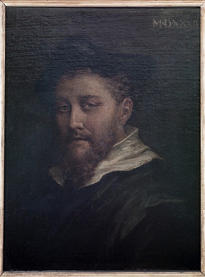 Portrait presumed to be of the artist od Correggio (eigentl. Antonio Allegri)