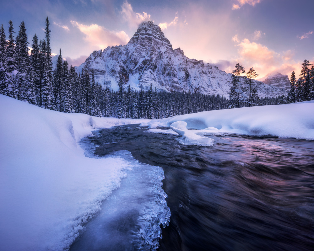 A Magical Sunset in the Rockies od Daniel Gastager