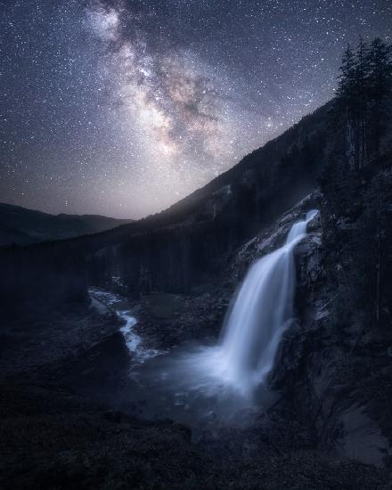 Starry Night in the Alps