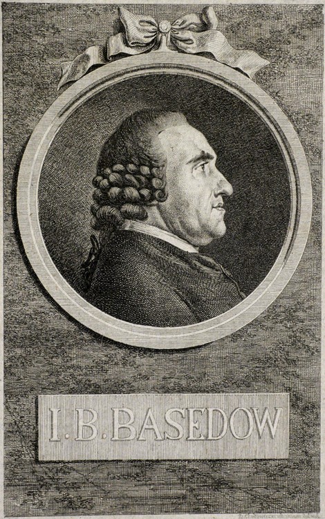 Johann Bernhard Basedow (1724-1790) od Daniel Nikolaus Chodowiecki