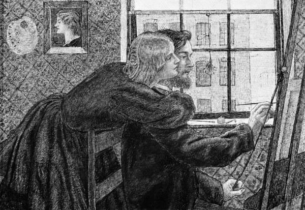 F.Cornforth and G.P.Boyce / D.G.Rossetti od Dante Gabriel Rossetti