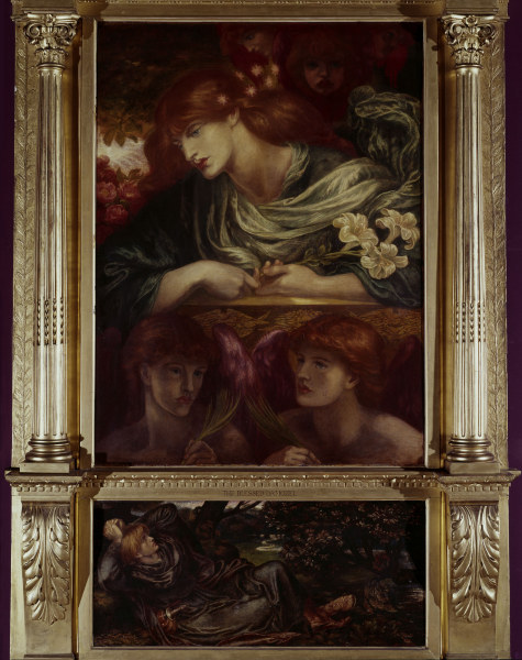 Rossetti / The Blessed Damozel, Painting od Dante Gabriel Rossetti