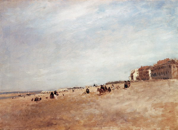 Beach scene in Rhyl od David Cox d. Ä.
