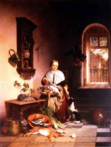 In The Kitchen od David Emil Joseph de Noter