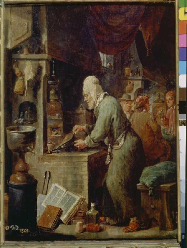 The Alchimist. od David Teniers