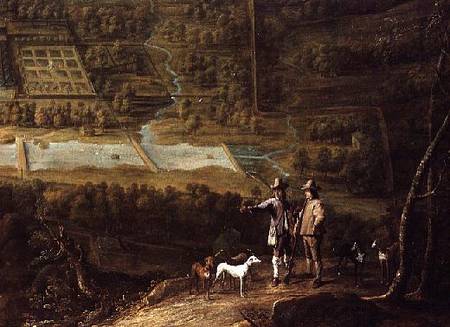 Landscape with sportsmen od David Teniers