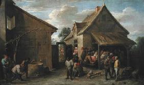 The Yard of an Inn