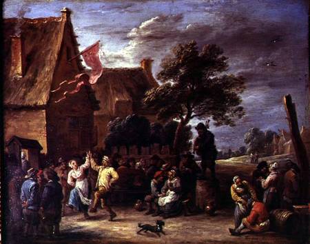 A Village Merrymaking od David Teniers
