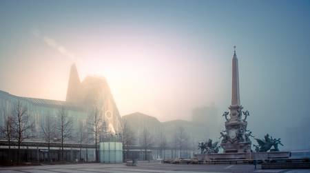 Augustusplatz mit Nebel im Sonnenaufgang.jpg (7074 KB) 