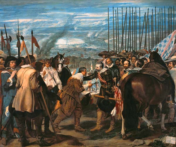 Velazquez / Surrender of Breda / 1635 od Diego Rodriguez de Silva y Velázquez