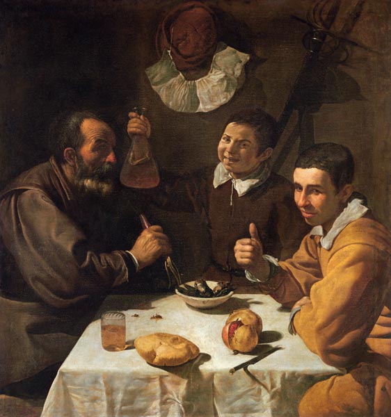 Breakfast. od Diego Rodriguez de Silva y Velázquez